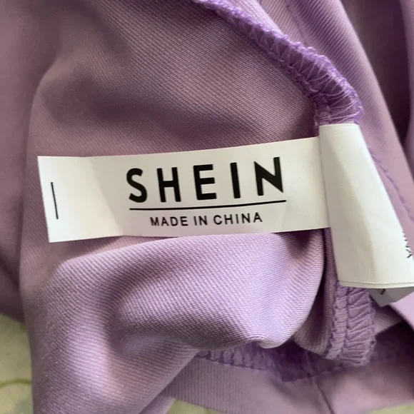 Shein lavender wrap dress Size 3XL NWOT - Picture 9 of 9
